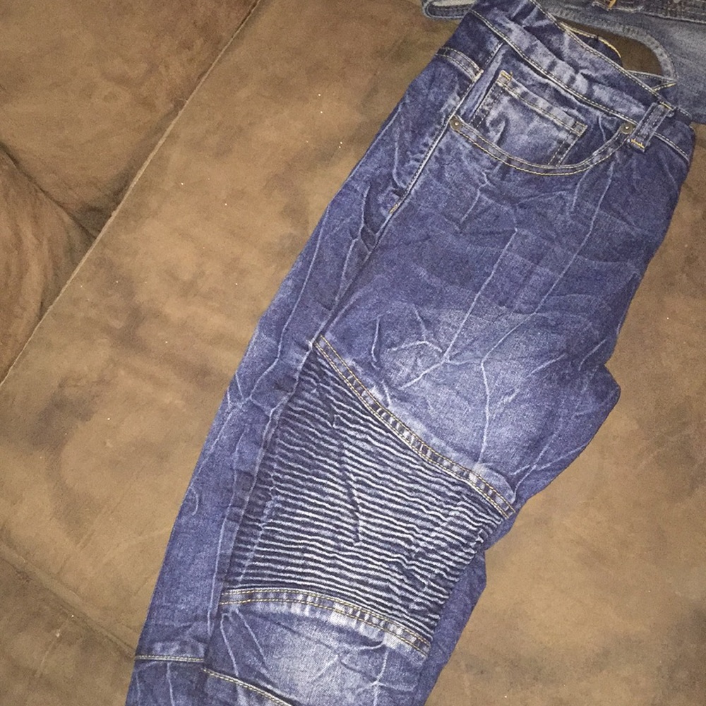Biker jeans